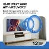 ZVOX Dialogue Clarifying Sound Bar - Patented Hearing Technology, AccuVoice TV Sound Bar with 12 Levels of Voice Boost, 17" Home Theater TV Speakers, Ideal for Smart TVs - AV157 Black view 4
