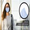 Soft Comfortable Reusable Face Mask with Anti-Fogging Nose Flap. Quality Three Layer Construction Provides Superior Breathability, Filtration and Fluid Resistance (Pack of Two) view 3