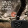 2000mAh NOAA Emergency Weather Radio, Portable Hand Crank Solar Powered AM/FM Radio, Rechargeable Phone Charger with LED Flashlight & SOS Alarm for Hurricane Earthquake Home Outdoor Survival view 3