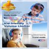 iClever Kids Headphones for School Travel, Safe Volume Limited, HD Mic Stereo Sound Over-Ear Girls Boys Headphones for Kid, FunShare Foldable 3.5mm Wired for iPad Computer, HS19 view 2