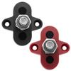 Davitu Cables, Adapters & Sockets - New DC 48V Car Bus Bar Power Terminal Block Heavy Duty Auto RV Boat M8 Positive Power Distribution Stud Terminal With Screws - (Color Name: Red) view 3