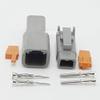Davitu Cables, Adapters & Sockets - 2sets - Car waterproof connector DTM04-2P 3P 4P 6P 8P12P DTM06-2S 3S 4S 6S 8S12S 2pin3pin4pin6pin8pin12pin - (Color Name: 2pin) view 1
