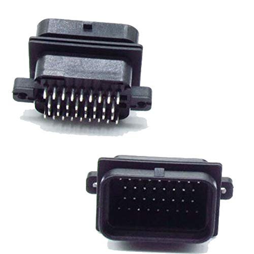 Davitu Cables, Adapters & Sockets - 34 Pin Way TYCO AMP TE 2-6447232-3 Male ECU PCB Automotive Connector For Motec Haltech Suzuki Plug - (Color Name: 5)