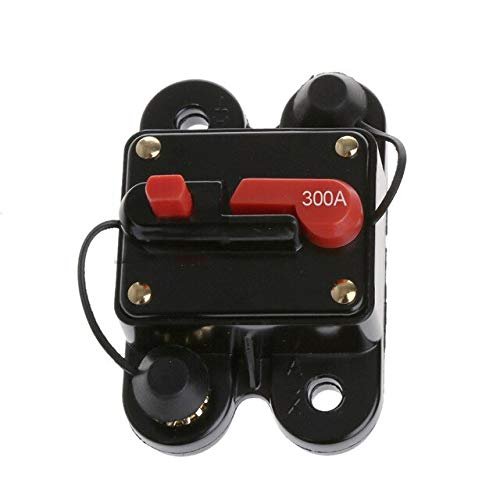 Davitu Cables, Adapters & Sockets - 100A Car Audio In-Line Automatic Recovery Circuit Breaker Fuse For 12V Protection - (Color Name: 300A)