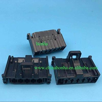 Davitu Cables, Adapters & Sockets - 10/20pcs/lots 7 pin/Way Male ignition Amplifier Connector Tyco Timer with wire or without wire - (Color Name: 100 set)
