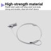 Laptop Lock Cable Chain, Theft Deterrent 4 Digit Password for Notebook PC, for Notebooks/Desktops with Built in Standard Security Locking Slot Hole view 3