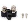 Davitu Cables, Adapters & Sockets - Bus Bar Terminal Block Heavy Duty Dual M8/6 Positive Power Distribution Stud for RV Truck yacht - (Color Name: M6 black) view 2