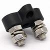 Davitu Cables, Adapters & Sockets - Bus Bar Terminal Block Heavy Duty Dual M8/6 Positive Power Distribution Stud for RV Truck yacht - (Color Name: M6 black) view 4