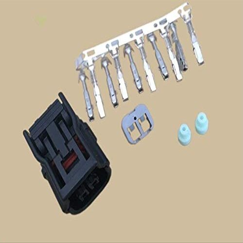 Davitu Cables, Adapters & Sockets - 100pcs/lot 2 pin/way sealed wire harness connector 12v waterproof terminal housing
