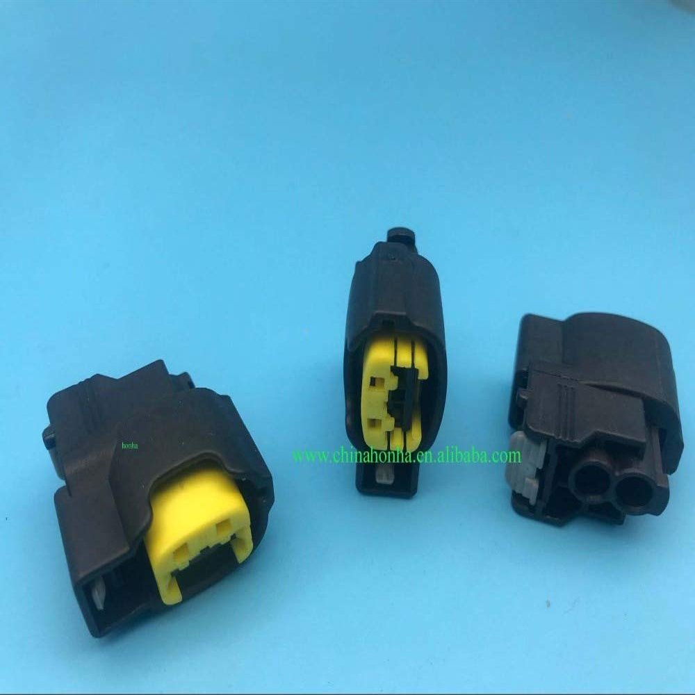 Davitu Cables, Adapters & Sockets - 20 pcs 2 Pin Auto Ignition Coil Plug Horn Socket 49093-0211 Female Connector For HYUNDAI KIA - (Color Name: 20)