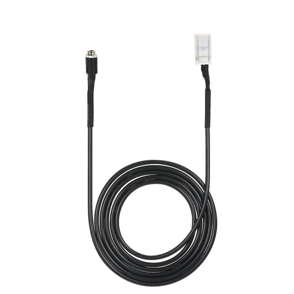 Davitu Cables, Adapters & Sockets - 3.5mm AUX Input Audio Cable 6VCD CD Player Panel Mount Socket For Suzuki Grand Old Subaru USB Port Car Styling