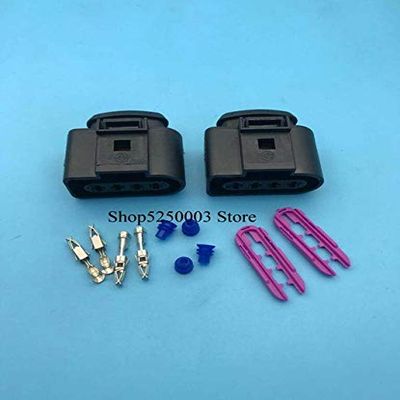 Davitu Cables, Adapters & Sockets - 4 Pin Ignition Coil 1J0973724 Connector Repair Kit 1J0 973 724 for A4 A6 rs4 rs6 a8 Adapter Wiring harness - (Color Name: 10 connector)