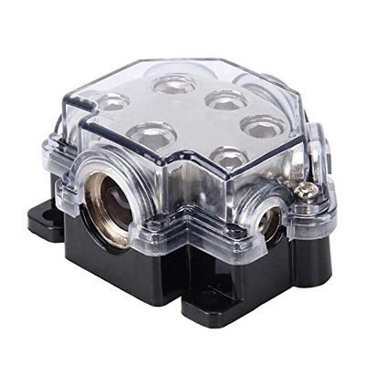 Davitu Cables, Adapters & Sockets - 1 in to 5 out Car Stereo Audio Amplifier Ground Distribution Block Splitter