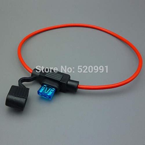 Davitu Cables, Adapters & Sockets - shhworldsea mini Middle Low Profile Case Fuse Holder Blade Waterproof inline 16AGW 30cm length - (Color Name: mini 15A 16AGW 30CM)