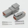Davitu Cables, Adapters & Sockets - 2sets - Car waterproof connector DTM04-2P 3P 4P 6P 8P12P DTM06-2S 3S 4S 6S 8S12S 2pin3pin4pin6pin8pin12pin - (Color Name: 4pin) view 3