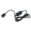 Davitu Cables, Adapters & Sockets - 12V to 5V Buck Charger 3A 15W USB DC-DC Buck Converter Step Down Module Power Supply synchronous rectification Cable 135cm 67 - (Color Name: BK) view 3