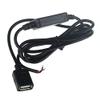 Davitu Cables, Adapters & Sockets - 12V to 5V Buck Charger 3A 15W USB DC-DC Buck Converter Step Down Module Power Supply synchronous rectification Cable 135cm 67 - (Color Name: BK) view 4