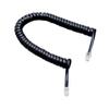 Davitu Cables, Adapters & Sockets - Home Office Use Black Telephone Handset Phone Extension Cord Curly Cable Wire 6.5ft view 4