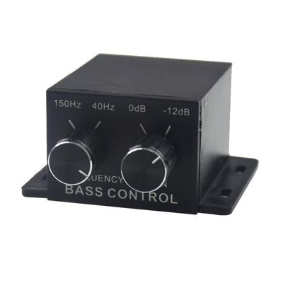 Davitu Cables, Adapters & Sockets - Car 2 RCA Bass Control Gain Adjust Audio Adjuster Amplifier Speaker Controller Adjustable