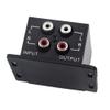 Davitu Cables, Adapters & Sockets - Car 2 RCA Bass Control Gain Adjust Audio Adjuster Amplifier Speaker Controller Adjustable view 2