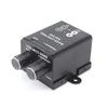 Davitu Cables, Adapters & Sockets - Car Audio Metal Black Regulator Amplifier Bass Subwoofer Stereo Equalizer Controller 4 RCA view 1