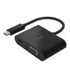 Belkin USB-C to VGA + Charge Adapter - USB-C to VGA Cable for MacBook Pro, MacBook Air, Mac mini, iPad Pro 12.9, iPad mini & Other Compatible Devices - 60W Power Delivery view 1