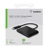 Belkin USB-C to VGA + Charge Adapter - USB-C to VGA Cable for MacBook Pro, MacBook Air, Mac mini, iPad Pro 12.9, iPad mini & Other Compatible Devices - 60W Power Delivery view 4