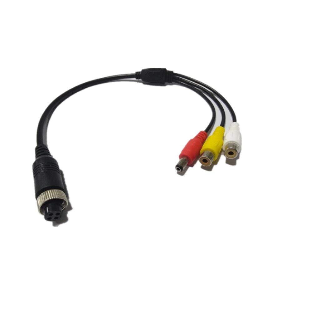 Davitu Cables, Adapters & Sockets - HYFMDVR car video recorder extension cable air head to video av monitoring cable DC power av female
