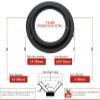 FS-6.511: 6.5" Foam Surround, OD 6.5", Roll OD: 5.5", Cone: 4.375", ID: 4" view 2