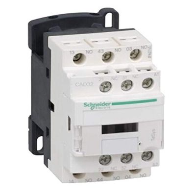 Davitu Cables, Adapters & Sockets - CAD32U7 CAD32U7C TeSys D Control Relay,240V, 50/60Hz, 3NO+2NC