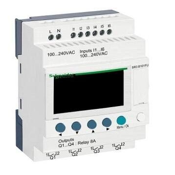Davitu Cables, Adapters & Sockets - PLC smart relay Zelio Logic SR3B101FU 10Io 100.240 V AC