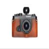 BolinUS Voigtlander Bessa-R Bessa-L Real Leather Half Camera Case with Hand Strap (LavaBrown)