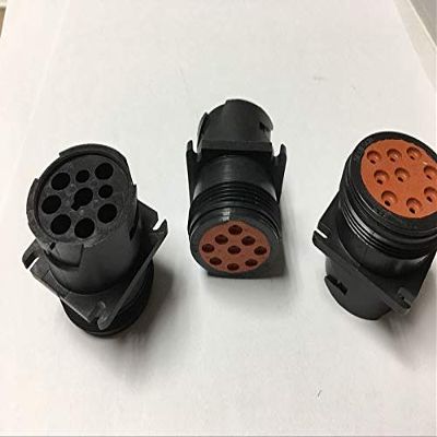 Davitu Cables, Adapters & Sockets - 1/5/10/20pcs/lot 9 Pin 9 Way Male Deutsch Sealed Waterproof Auto Connector Plug With Terminal HD10-9-1939P - (Color Name: 20pcs)