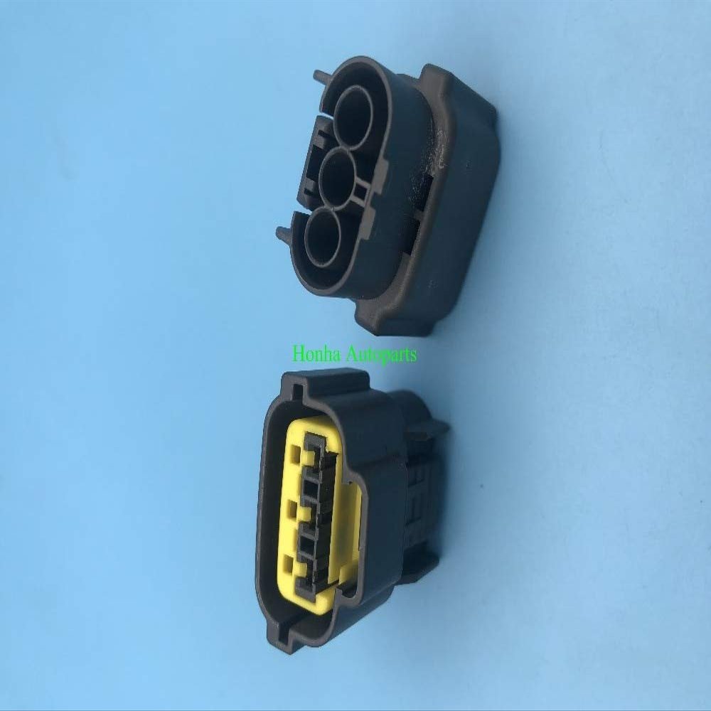 Davitu Cables, Adapters & Sockets - 3 Pin/Way Female Ignition Coil Plug Sensor TPS Auto Wire Connector 6098-0141 - (Color Name: 50 pcs)