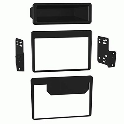 Carxtc Car Stereo Double Din Dash Kit for a Aerostar 1992-1997. Aftermarket Radio Install. Included Upper Pocket. Trim Bezel is Black