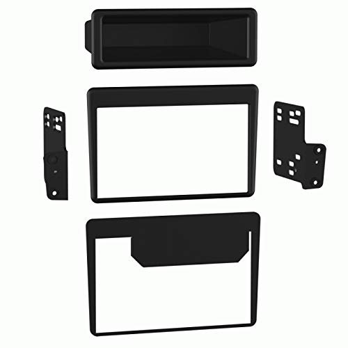 Carxtc Car Stereo Double Din Dash Kit for a Aerostar 1992-1997. Aftermarket Radio Install. Included Upper Pocket. Trim Bezel is Black
