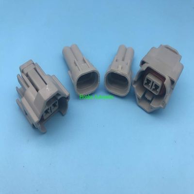 Davitu Cables, Adapters & Sockets - 2 Pin/Way Female and Male Fuel Injector Plug Automotive Electrical Connector For Santana 3000 Subaru 6189-0060 - (Color Name: 20 sets)