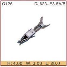Davitu Cables, Adapters & Sockets - 50/100/200/500/1000 pcs/lots DJ623-E3.5A car splices wire terminal Crimp terminal 964286-1 - (Color Name: 100 pcs)