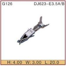 Davitu Cables, Adapters & Sockets - 50/100/200/500/1000 pcs/lots DJ623-E3.5A car splices wire terminal Crimp terminal 964286-1 - (Color Name: 100 pcs)
