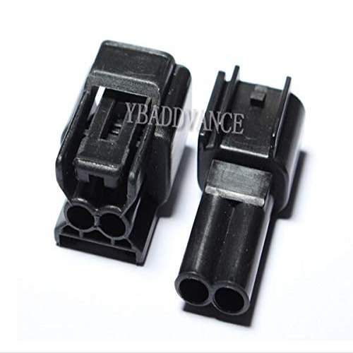 Davitu Cables, Adapters & Sockets - 16-20 AWG Furukawa FW 090 Auto Electric Plastic Connector Plug For Ignition Coil With Pins and Wire Seals FW-C-2F-B FW-C-2M-B