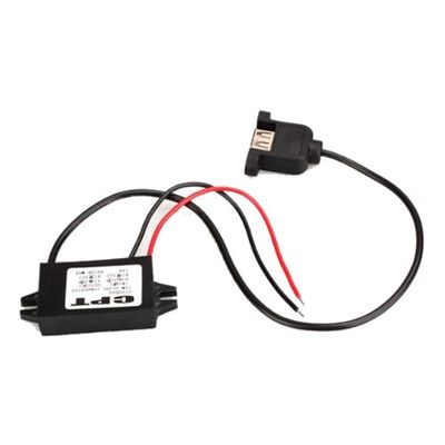 Davitu Cables, Adapters & Sockets - TOYL DC/DC Converter 12V 24V to 5V 3A USB Power Regulator Voltage Step Down