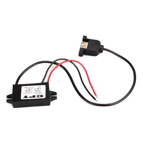 Davitu Cables, Adapters & Sockets - TOYL DC/DC Converter 12V 24V to 5V 3A USB Power Regulator Voltage Step Down