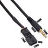 Davitu Cables, Adapters & Sockets - For BMW BM54 E39 E38 E46 E53 X5 New 3.5mm 3 Pin Female Black AUX Audio Input Kit Adapter Music Cable Wire view 4