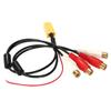 Davitu Cables, Adapters & Sockets - Mini 6 Pin ISO Adapter Aux Line Out 4 Chinch Kabel 4 RCA Plug for VW Seat Skoda VDO Audi Ford view 2