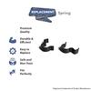 Replacement Part For Proteam Vacuum Detent Spring 2pk for Fit Model Proforce 1500XP # compare to part 104507 view 2