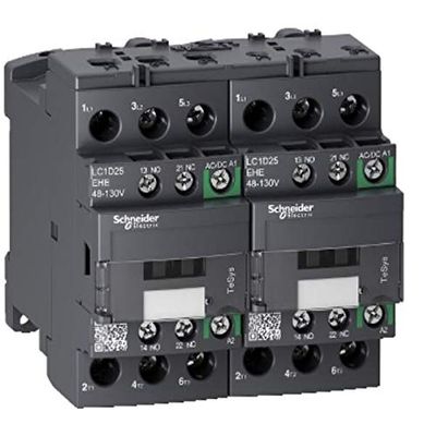 Davitu Cables, Adapters & Sockets - TeSys D Green series AC/DC universal 3P reversible contactors 25A 48-130 V AC/DC LC2D25EHE