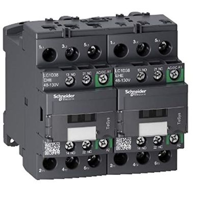 Davitu Cables, Adapters & Sockets - TeSys D Green series AC/DC universal 3P reversible contactors 38A 48-130 V AC/DC LC2D38EHE