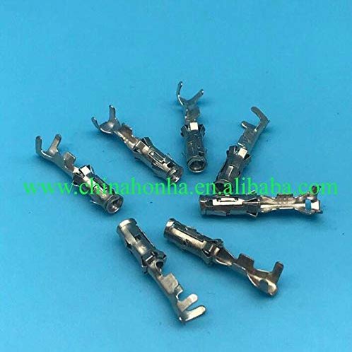 Davitu Cables, Adapters & Sockets - 100/200/500/1000 pcs crimp wire harness terminal for auto connector replacement of 962981-1 - (Color Name: 500 pcs)