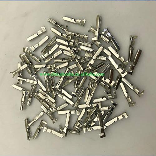 Davitu Cables, Adapters & Sockets - 100pcs auto crimp terminal G36 DJ621-1.5A for auto tyco connector, replcement of 183025-1 - (Color Name: 500 pcs)