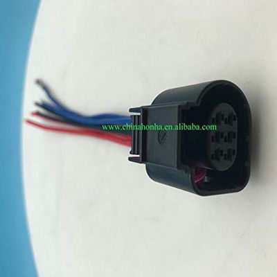 Davitu Cables, Adapters & Sockets - 4H0973713 For Golf 2010-2016 forJetta 2006-2016 For A3 A4 2008-2016 A6 6-Pin Taillight Plug Connector Connect Pigtail - (Color Name: 5sets)